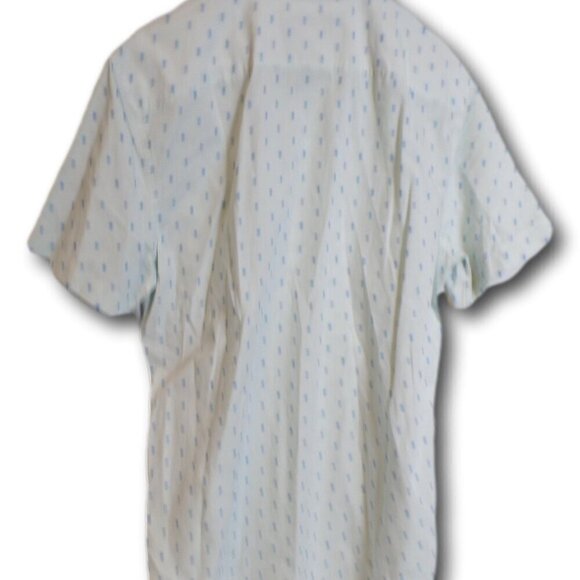 ORIGINAL PENGUIN Surf Spray Short Sleeve Dobby Woven Shirt Size: S NWT - Picture 4 of 4